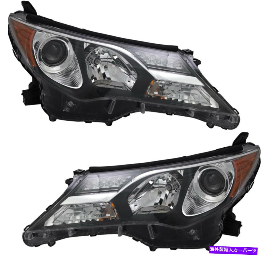 USヘッドライト ハロゲンヘッドライトアセンブリW /電球ペア13-16トヨタRAV4ジャパンビルド Halogen Headlights Assembly w/Bulb Pair Set for 13-16 Toyota RAV4 Japan Built【並行輸入品】｜Us Custom Parts Shop USDM 108,366円
