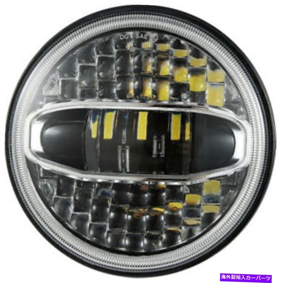 USヘッドライト HD7NWC Pathfinder 7インチLEDヘッドライトW / Chromeマウントブラケット HD7NWC Pathfinder 7 Inch Led Headlight W/Chrome Mounting Bracket【並行輸入品】｜Us Custom Parts Shop USDM 108,366円