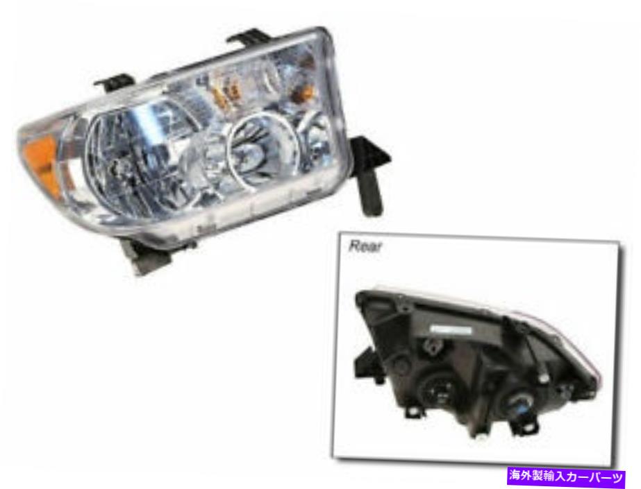 USヘッドライト 2007年から2013年の右ヘッドライトアセンブリTOYOTA TUNDRA 2008 2009 2011 F299YG Right Headlight Assembly For 2007-2013 Toyota Tundra 2008 2009 2010 2011 F299YG【並行輸入品】
