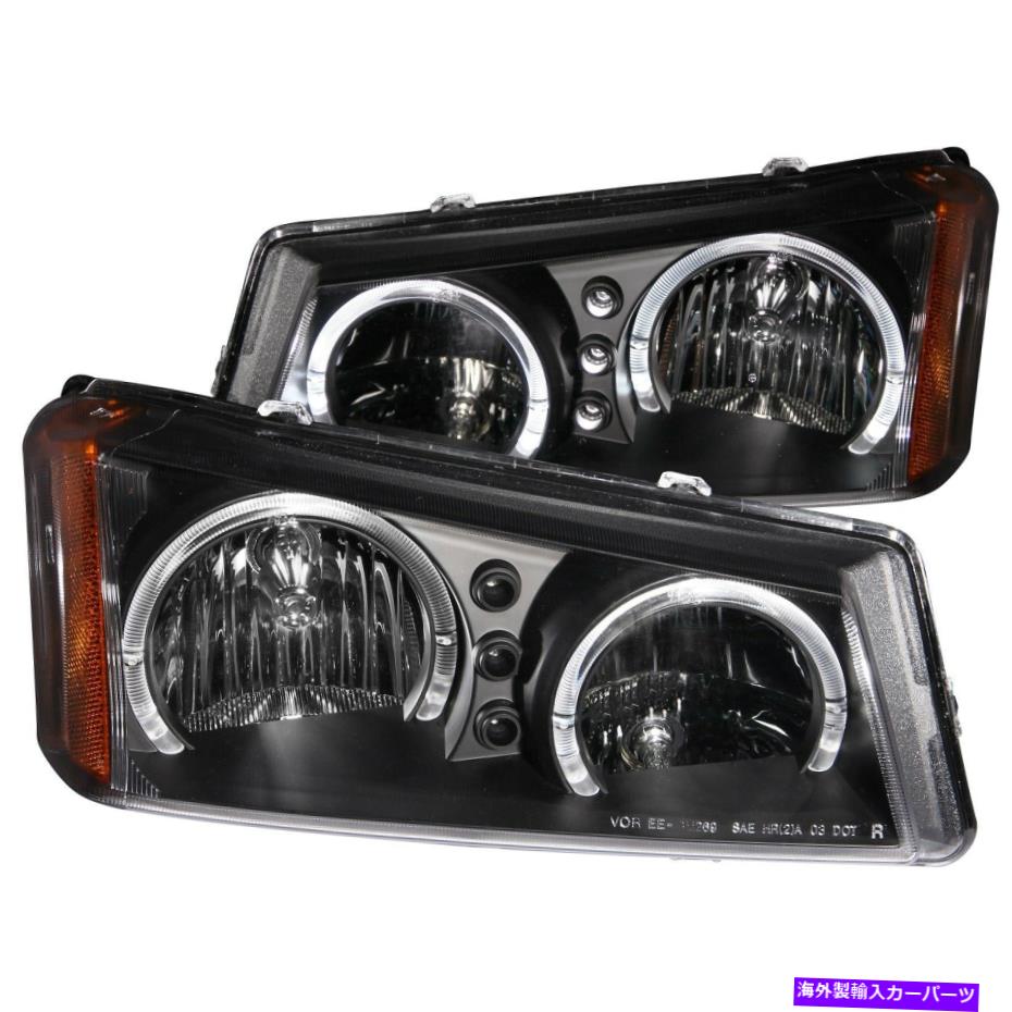 USヘッドライト Anzo USA 111212クリスタルヘッドライトSET W / HALO Anzo USA 111212 Crystal Headlight Set w/Halo【並行輸入品】|Us Custom Parts Shop USDM