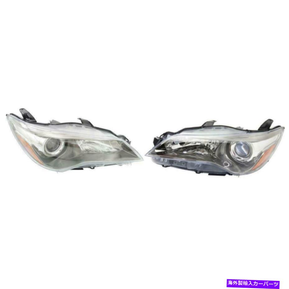 USヘッドライト TOYOTA CAMRY SE / XSEのための新しいDEPOヘッドライトセットドライバー＆旅客側 New Depo Headlight Set Driver & Passenger Side For 15-17 Toyota Camry SE / XSE【並行輸入品】