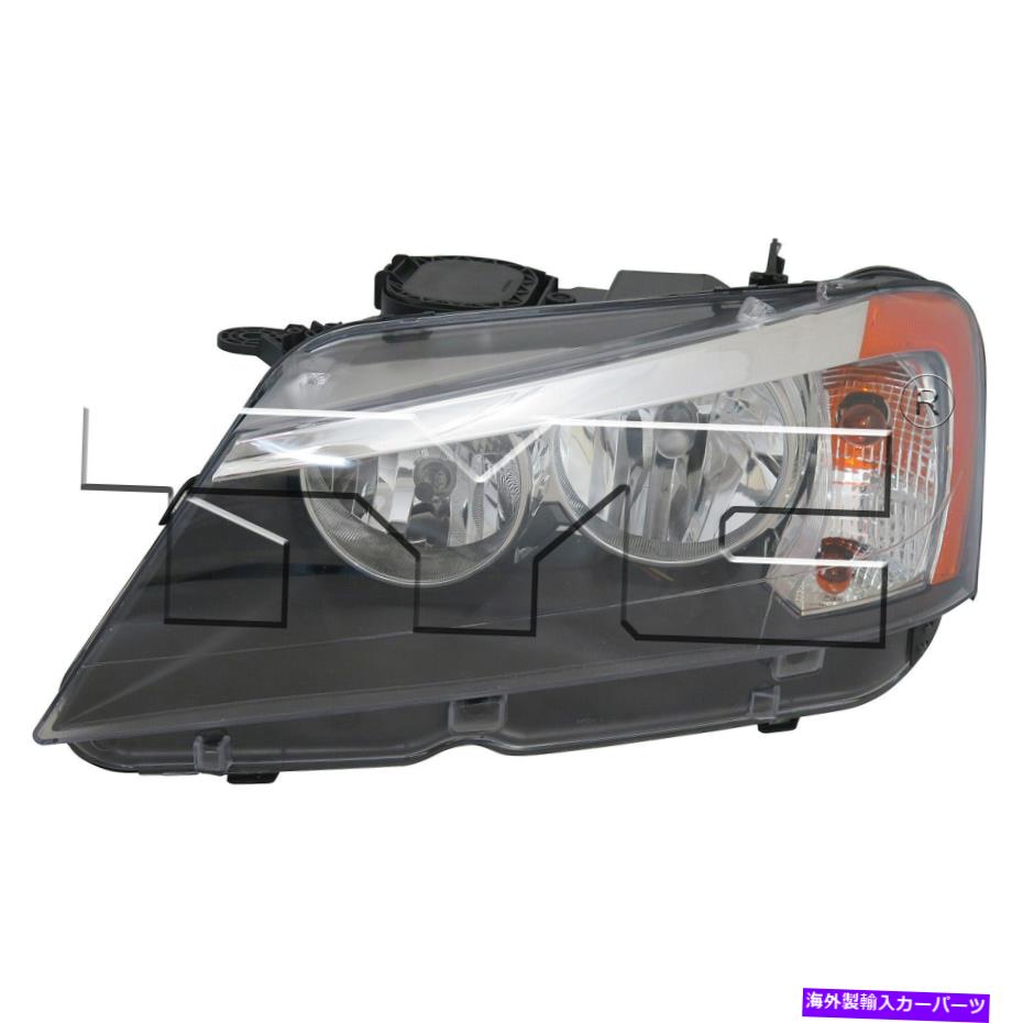USヘッドライト 2011-2014 BMW X 3のための左側ハロゲンヘッドライトアセンブリ Left Side Halogen Headlight Assembly For 2011-2014 BMW X3【並行輸入品】