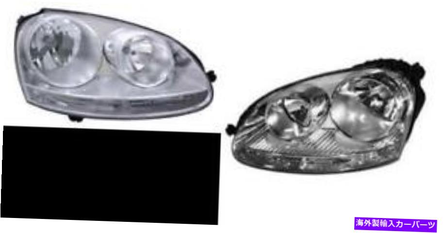 USヘッドライト 2005年のサイド/ペア - 2010 Volkswagen Jettaフロントヘッドライトアセンブリの取り替え SIDE/PAIR for 2005 - 2010 Volkswagen Jetta Front Headlight Assembly Replacement【並行輸入品】 61,986円