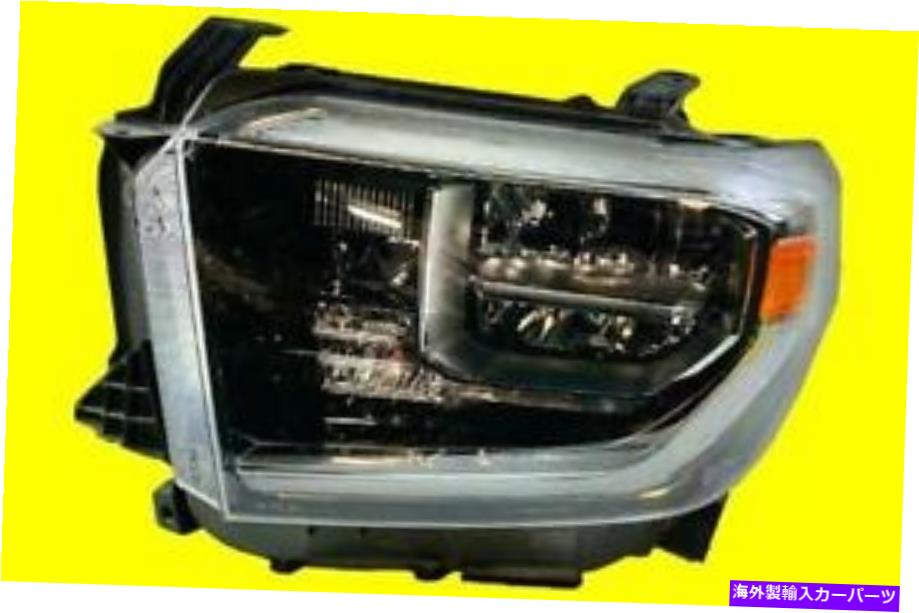 USヘッドライト トヨタツンドラの左頭ライト2019-2021 LEDスモークレンズ811500C211~2502281 Left HEAD LIGHT for TOYOTA TUNDRA 2019-2021 LED SMOKE Lens 811500C211 TO2502281【並行輸入品】｜Us Custom Parts Shop USDM