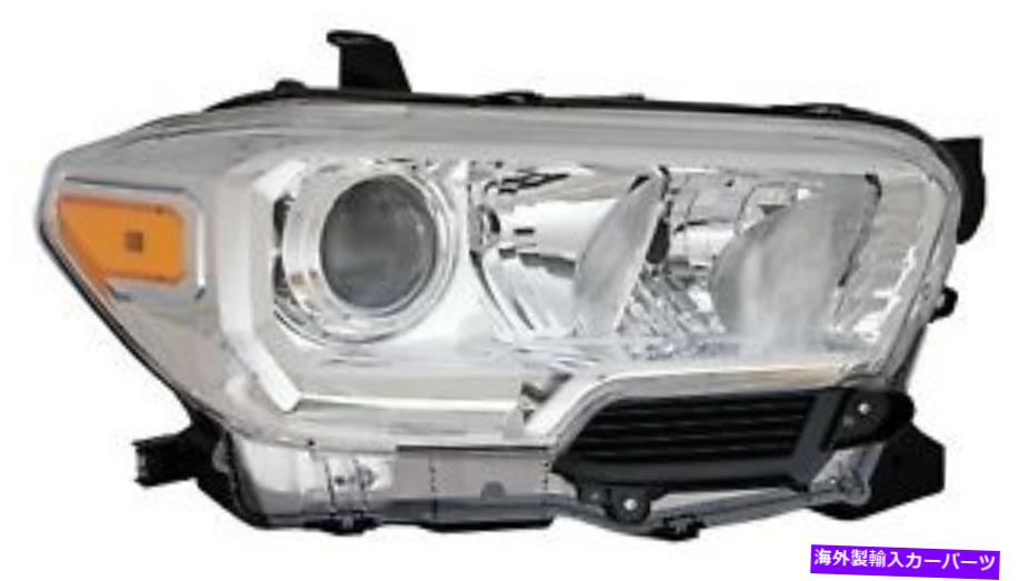 USヘッドライト 2019年トヨタタコマw / O LED DRL＆FOG LIGHTのための新しい助手席側ヘッドライト New Passenger Side Headlight FOR 2019 Toyota Tacoma w/o LED DRL & Fog Light【並行輸入品】