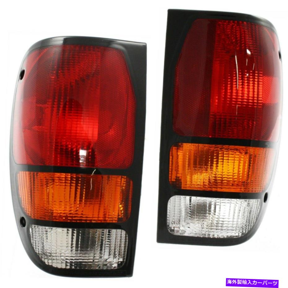 USテールライト 98-2000 Mazda B2500 SE LH＆RHドット/ SAEに準拠した2テールライトのセット Set of 2 Tail Light For 98-2000 Mazda B2500 SE LH & RH DOT/SAE Compliant【並行輸入品】