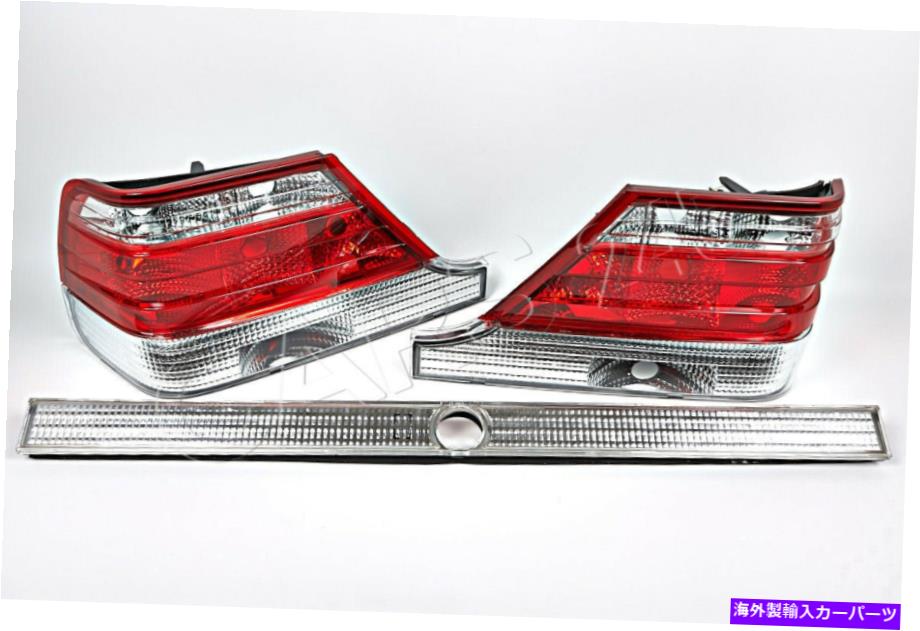 USテールライト 1995-1998メルセデスSクラスW140クリスタルテールランプリアライトリフレクターセット 1995-1998 MERCEDES S-Class W140 Crystal Tail Lamps Rear Lights Reflector SET【並行輸入品】