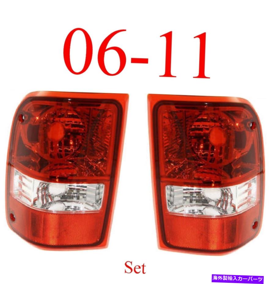 USテールライト 06 11レンジャーテールライトセット、フォード、完全な組み立て、2WD、4WD、両側L＆R！ 06 11 Ranger Tail Light Set, Ford, Complete Assembly, 2WD, 4WD, Both Sides L&R!【並行輸入品】