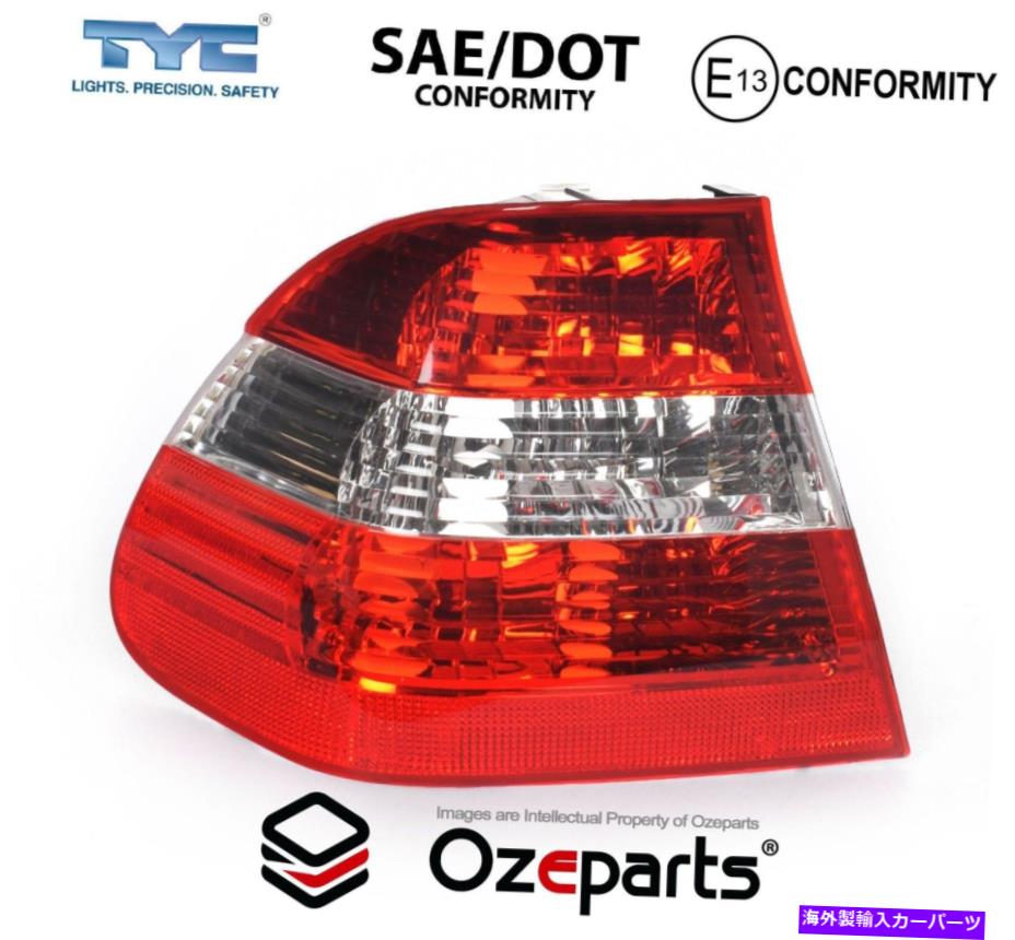 USテールライト LH LHS左手のテールライトライトランプのクリアミドル（BMW 3シリーズE46セダン01~05） LH LHS Left Hand Tail Light Lamp Clear Middle For BMW 3 Series E46 Sedan 01~05【並行輸入品】