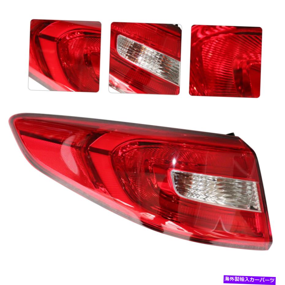 USテールライト Hyundai Sonata Teal Light外側の左のドライバー2015-2017工場OEM For Hyundai Sonata Tail Light Outer Left Driver 2015-2017 Factory OEM【並行輸入品】