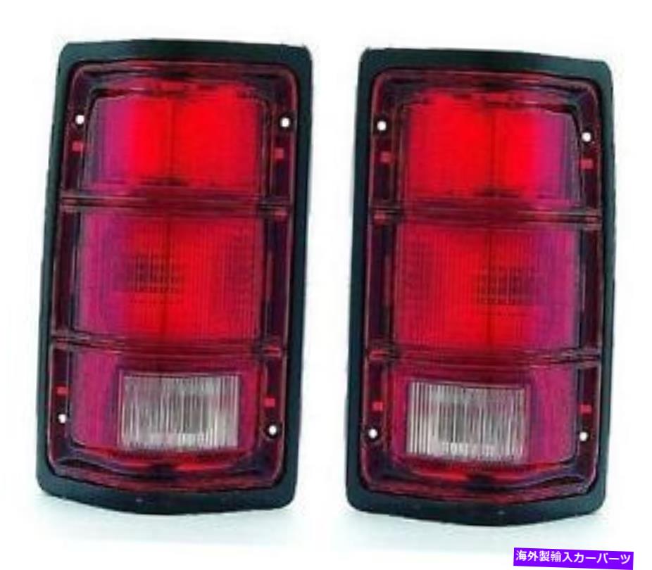 USテールライト 88 89 90 91 92 93 94 95 96 Dodge Dakota Taillightペアセット両方ブラックトリム新品 88 89 90 91 92 93 94 95 96 Dodge Dakota Taillight Pair Set Both Black trim NEW【並行輸入品】