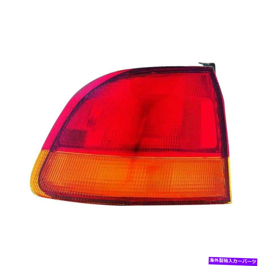 USテールライト ホンダシビック96-98運転側外部交換用テールライトレンズ＆ハウジング For Honda Civic 96-98 Driver Side Outer Replacement Tail Light Lens & Housing【並行輸入品】
