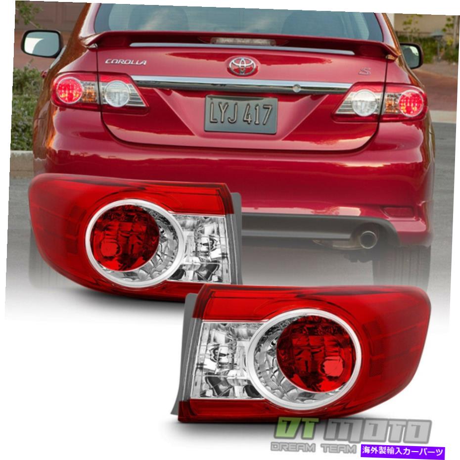 USテールライト 2011-2013トヨタカローラ外側テールライト交換米国製+右 For 2011-2013 Toyota Corolla Outer Tail Lights Replacement US Built Left+Right【並行輸入品】 32,871円