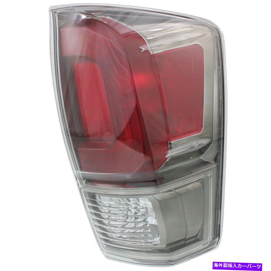 USテールライト 2016-2017トヨタタコマリミテッドRH W /喫煙レンズのテールライト Tail Light For 2016-2017 Toyota Tacoma Limited RH w/ Bulb(s) Smoked Lens【並行輸入品】
