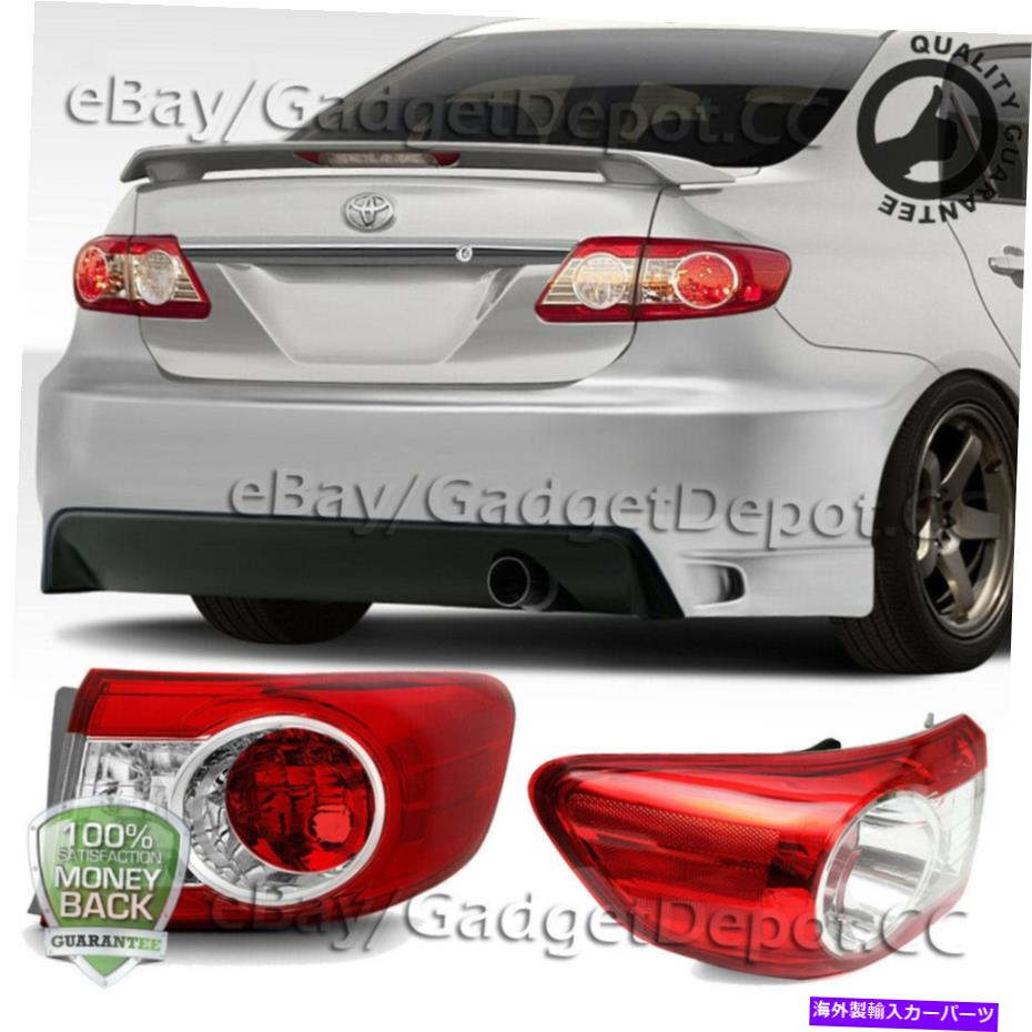 USテールライト トヨタカローラ2011年2013年外テールライトリアブレーキライトシグナルランプ For Toyota Corolla 2011 2012 2013 Outer Tail Light Rear Brake Lights Signal Lamp【並行輸入品】 32,871円