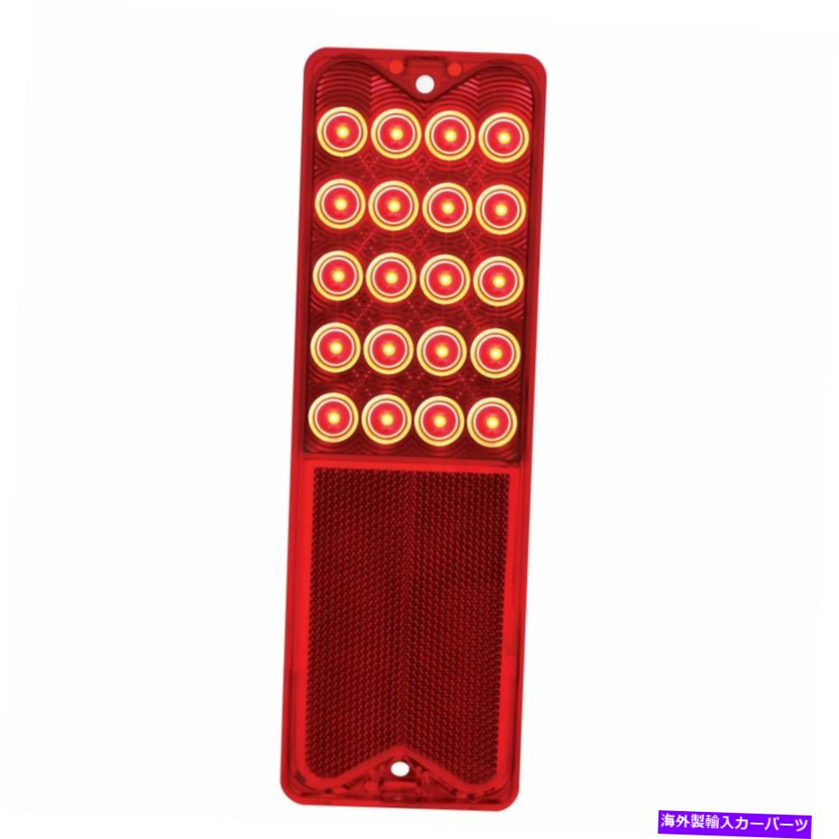 USテールライト 1967-72シボレー＆GMCフリートのための20 LEDの順次テールライトレンズW / Flasher 20 LED Sequential Tail Light Lens For 1967-72 Chevy & GMC Fleetside w/ Flasher【並行輸入品】