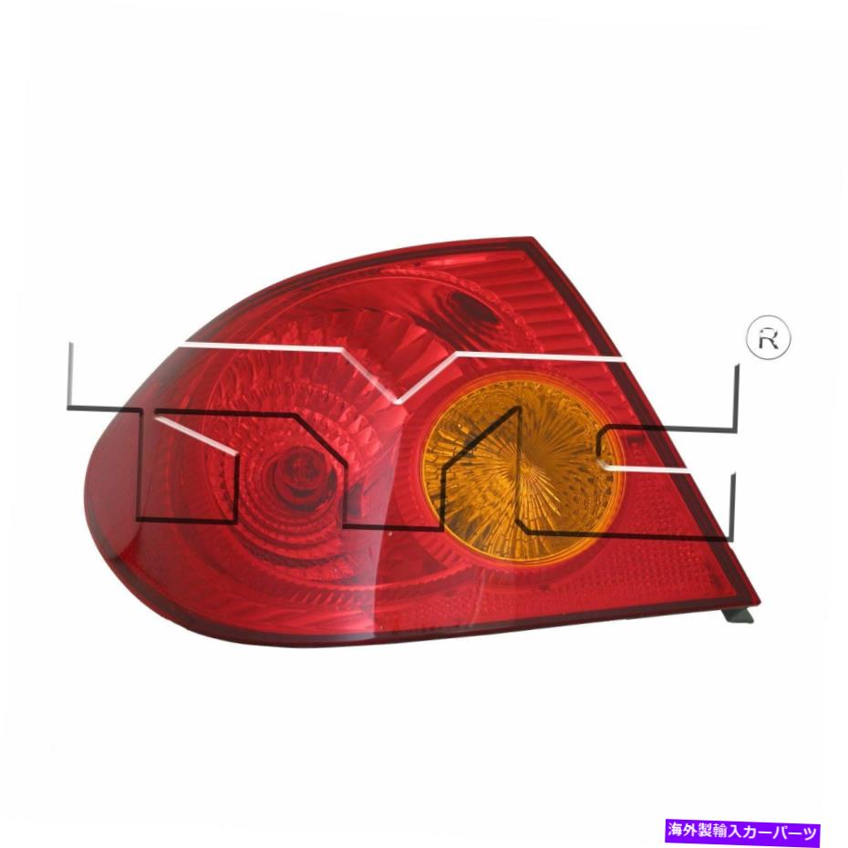 USテールライト 2003-2004トヨタカローラのための左側の交換用テールライトアセンブリ Left Side Replacement Tail Light Assembly For 2003-2004 Toyota Corolla【並行輸入品】