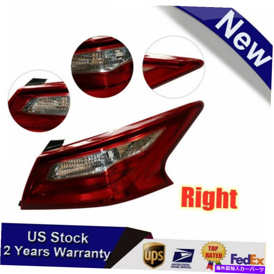 USテールライト リアアウターTaillightテールライトランプ旅客サイドRH用日産アルティマ2016-18 Rear Outer Taillight Tail Light Lamp Passenger Side RH for Nissan Altima 2016-18【並行輸入品】