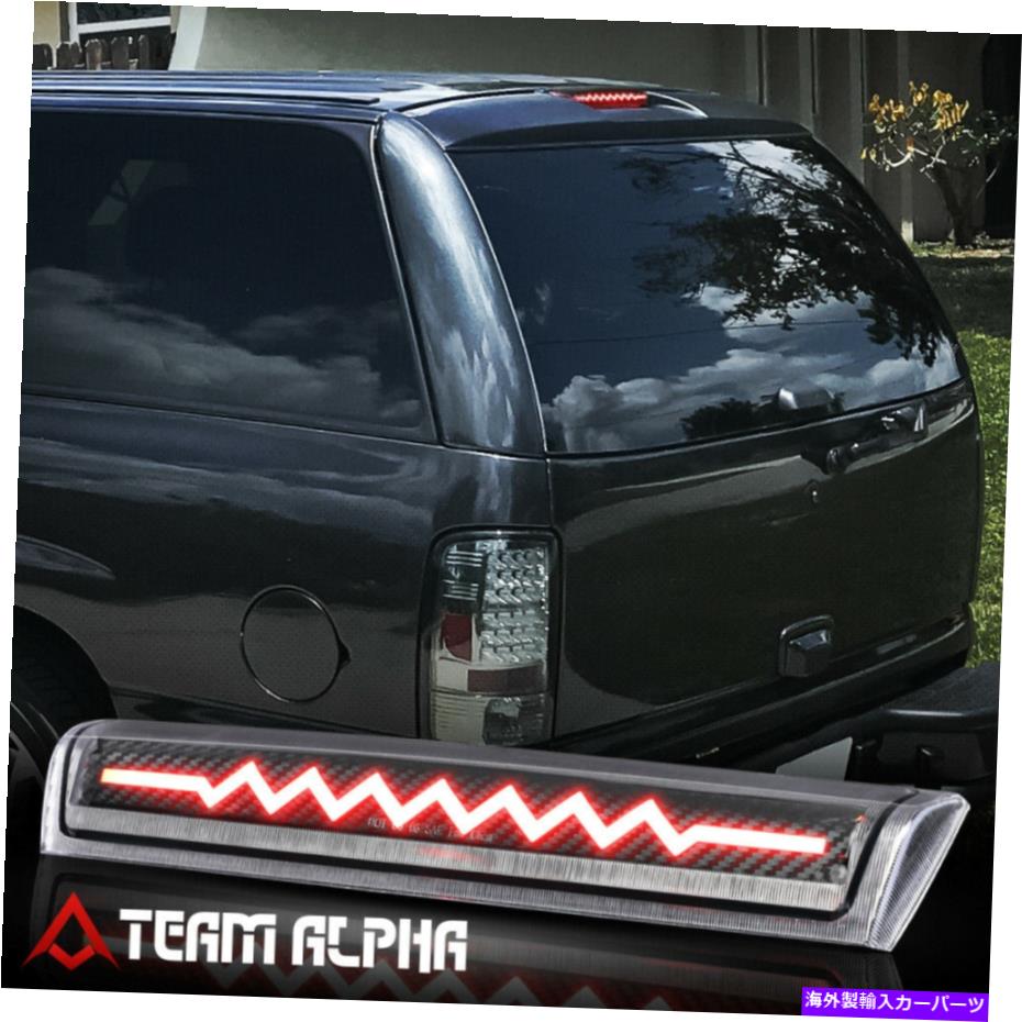 USテールライト フィット2000-2006 Tahoe / Yukon [Casing Heart Rate]カーボンLED 3番目の3RDブレーキライト Fits 2000-2006 Tahoe/Yukon [CHASING HEART RATE] Carbon LED Third 3rd Brake Light【並行輸入品】