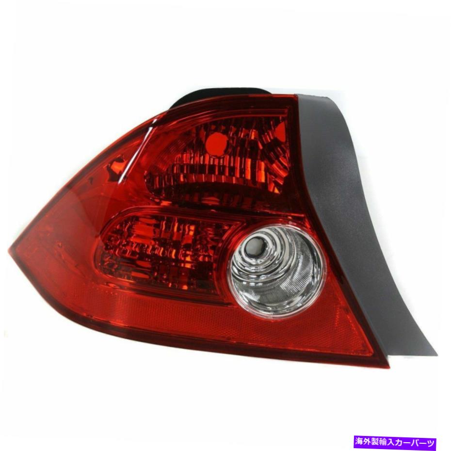 USテールライト 2004-2005ホンダシビッククーペ運転側33551S5PA11のための新しいデポテールライト New Depo Tail Light For 2004-2005 Honda Civic Coupe Driver Side 33551S5PA11【並行輸入品】