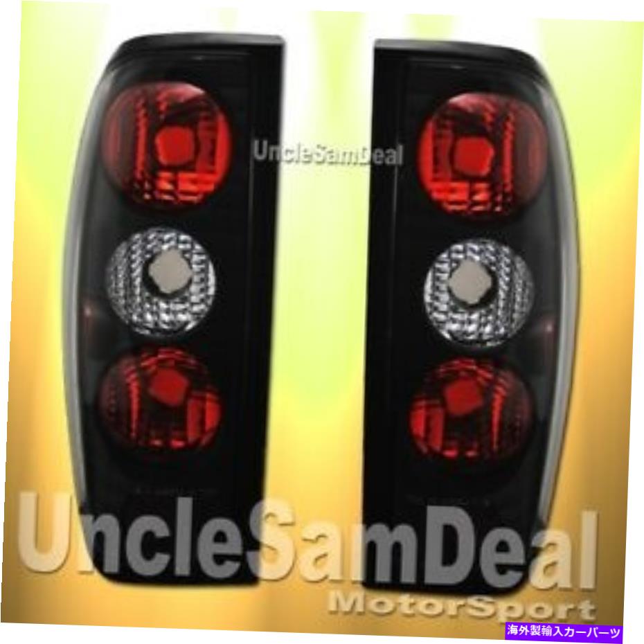 USテールライト 98-04日産フロンティアクリアレンズブラックアルテッツァテールライトダイレクトフィットペア 98-04 FOR NISSAN FRONTIER CLEAR LENS BLACK ALTEZZA TAIL LIGHTS DIRECT FIT PAIR【並行輸入品】