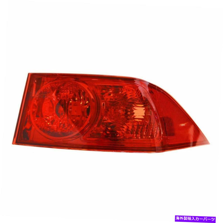 USテールライト Acura TSX 2004 2005リアテールランプ外側右乗客33501-SEA-A01のためのフィット FITS FOR ACURA TSX 2004 2005 REAR TAIL LAMP OUTER RIGHT PASSENGER 33501-SEA-A01【並行輸入品】