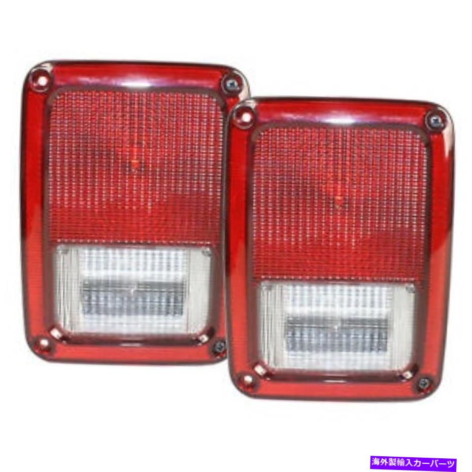 USテールライト テールライトセット左のドライバ右乗客は2007-2018ジープラングラーJK Tail Lights Set Left Driver Right Passenger Fits 2007-2018 Jeep Wrangler JK【並行輸入品】