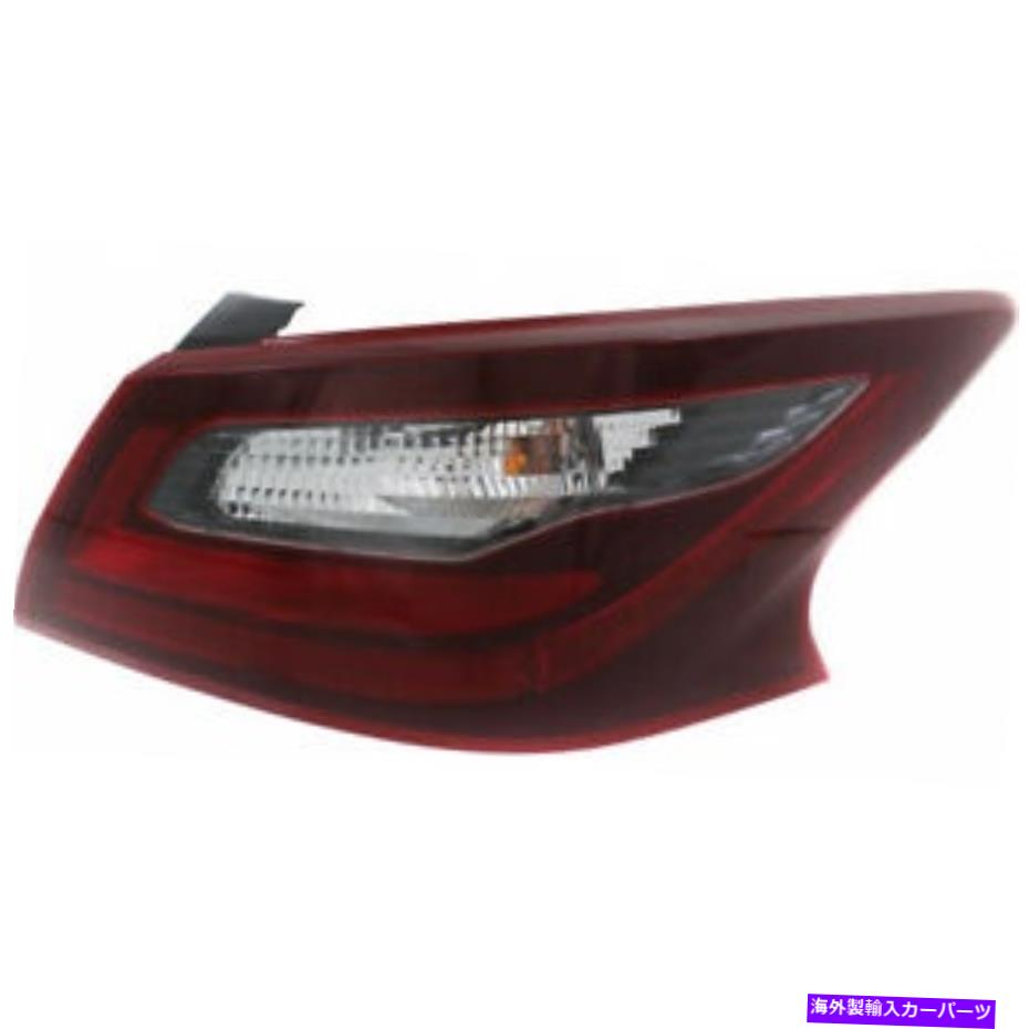 USテールライト テールライトスモークレンズ右乗客2017-18日産アルティマセダン Tail light Smoke Lens Right Passenger Fits 2017-18 Nissan Altima Sedan【並行輸入品】