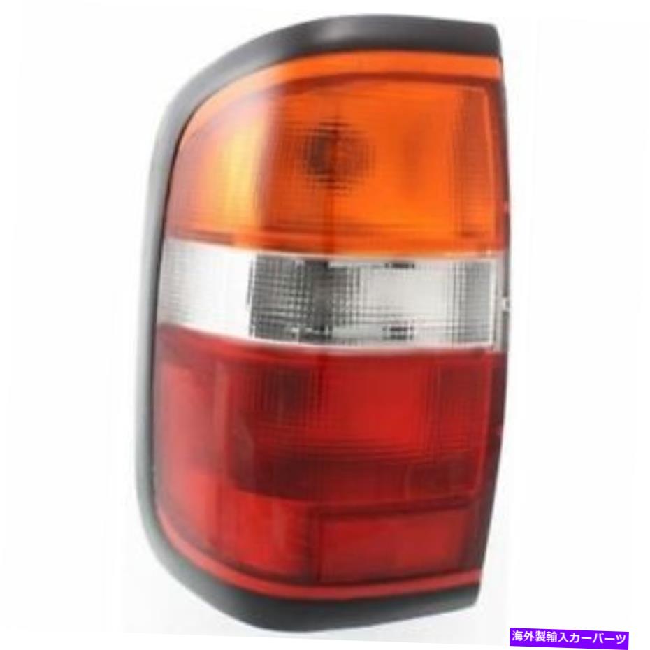 USテールライト Pathfinder 96-99、ドライバーサイドテールライト、琥珀色、クリア、レンズ For Pathfinder 96-99, Driver Side Tail Light, Amber, Clear and Red Lens【並行輸入品】