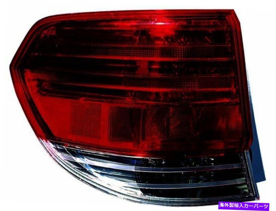 USテールライト 2008-2010ホンダオデッセイテールライトアセンブリの外側62187XQ 2009 For 2008-2010 Honda Odyssey Tail Light Assembly Left Outer 62187XQ 2009【並行輸入品】