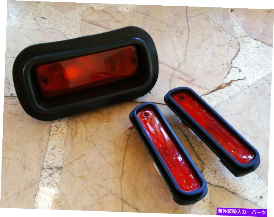 USテールライト レッドリアバンパーフォグライトランプ+電球サイドマーカー（セット）ホンダ/ Accord / Civic / EG / EK Red Rear Bumper Fog Light Lamp+Bulb Side Marker (set) honda/Accord/civic/eg/ek【並行輸入品】