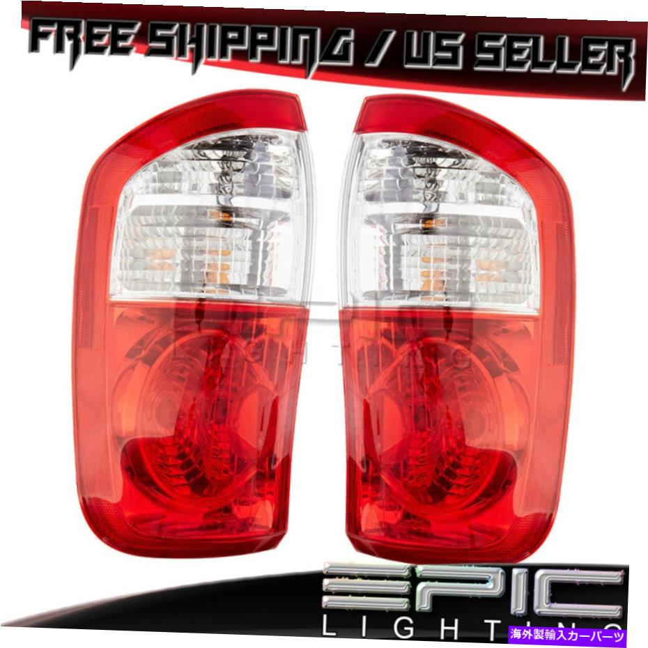 USテールライト 2000-2006トヨタツンドラのための二重キャブリアブレーキテールライト - 左右のペア Double Cab Rear Brake Tail Lights for 2000-2006 TOYOTA TUNDRA - Left Right Pair【並行輸入品】