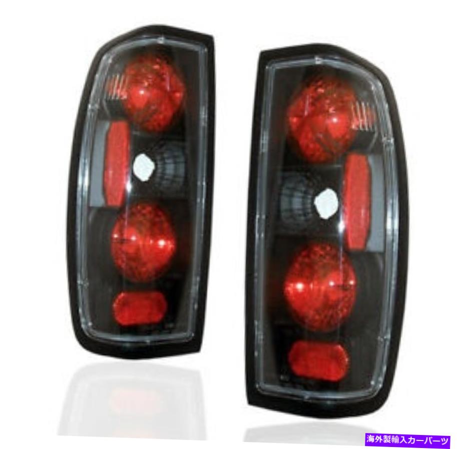 USテールライト 尾ブレーキライトリアランプブラックセット1998-2004フロンティアピックアップトラック新しいキット TAIL BRAKE LIGHT REAR LAMP BLACK SET FOR 1998-2004 FRONTIER PICKUP TRUCK NEW KIT【並行輸入品】