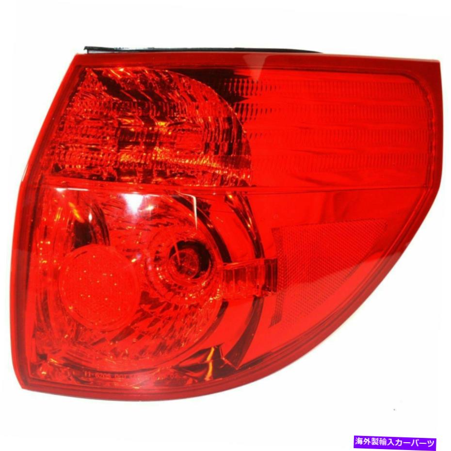 USテールライト 新しいテールライトアセンブリRHサイドアウターフィット2006-2010トヨタシーナTO2805102 NEW TAIL LIGHT ASSEMBLY RH SIDE OUTER FITS 2006-2010 TOYOTA SIENNA TO2805102【並行輸入品】