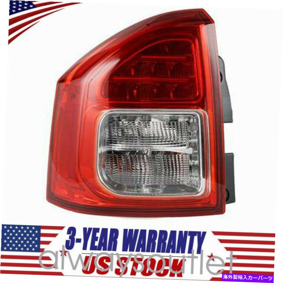 USテールライト 2014-17ジープコンパスのための左/運転者側テールライトリアアセンブリフォグランプ LEFT/DRIVER Side Tail Light Rear Assembly Fog Lamp for 2014-17 Jeep Compass【並行輸入品】