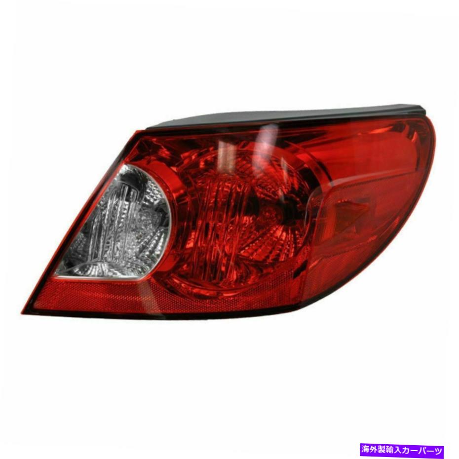USテールライト RH右助手席側テールランプライトアウターフィット2008クライスラーシグリング_conv RH Right Passenger side Tail lamp light Outer fits 2008 Chrysler Sebring _CONV【並行輸入品】