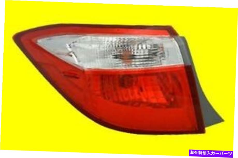 USテールライト トヨタカローラセダンの左外側テールライト2014-2016 8156002751から2804118 Left OUTER TAIL LIGHT for TOYOTA COROLLA SEDAN 2014-2016 | 8156002751 TO2804118【並行輸入品】