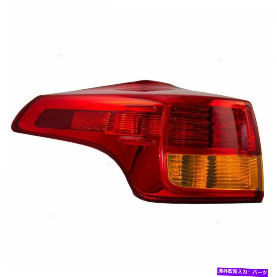 USテールライト LH左ドライバーテールランプライトアメリカ製の外側フィット2013 2015トヨタRAV4 LH Left Driver Tail lamp light USA Built Outer fits 2013 2015 Toyota RAV4【並行輸入品】