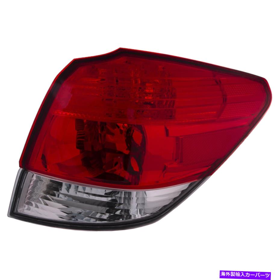 USテールライト テールライト右乗客W /レンズ/ハウジングのみが2010-2014スバルアウトバック Tail Light Right Passenger w/ Lens/Housing Only Fits 2010-2014 Subaru Outback【並行輸入品】