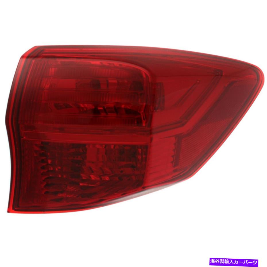 USテールライト 33500TX4A01カーパテールライトTaillight Taillamp Brakelight Lamp旅客 33500TX4A01 CAPA Tail Light Taillight Taillamp Brakelight Lamp Passenger Right【並行輸入品】