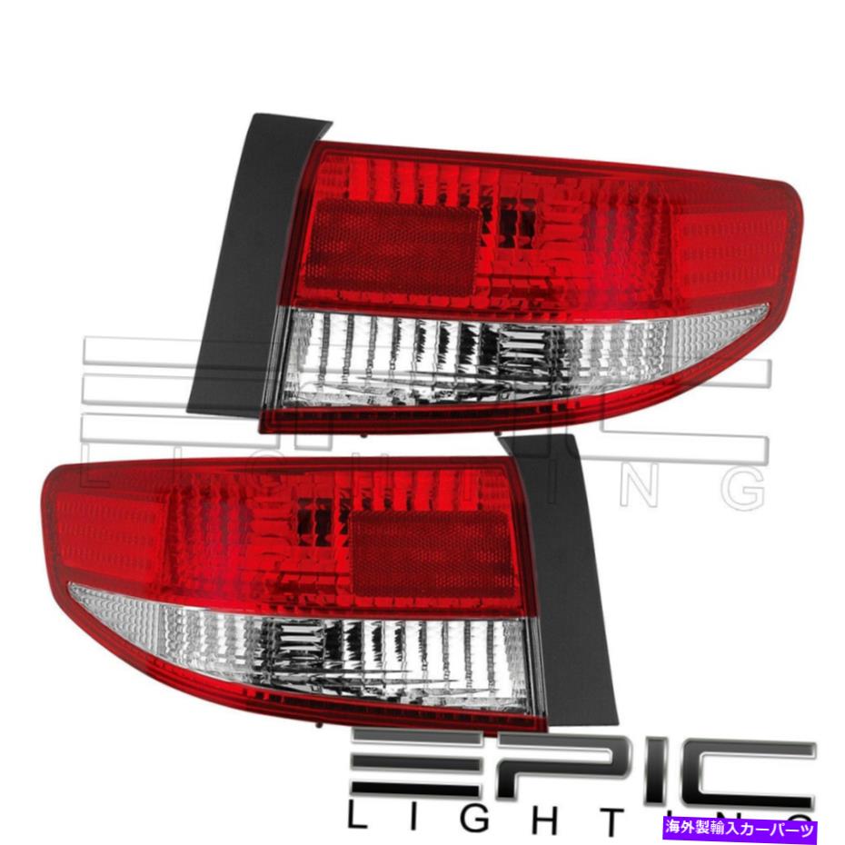 USテールライト 左右の側面ペアリアブレーキテールランプ2003-2004ホンダアコードセダン Left Right Sides Pair Rear Brake Tail Lamps for 2003-2004 HONDA ACCORD SEDAN【並行輸入品】