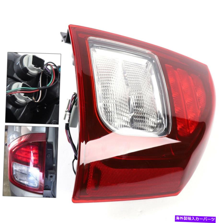 USテールライト ジープコンパス14-17 LEDリアテールブレーキライトフォグランプのための右助手席側 Right Passenger Side For Jeep Compass 14-17 LED Rear Tail Brake Light Fog Lamp【並行輸入品】