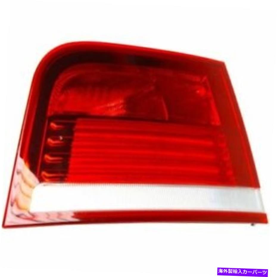 USテールライト BMW X 5 07-10、ドライバ側、内側のテールライト、クリア、レンズ For BMW X5 07-10, Driver Side, Inner Tail Light, Clear and Red Lens【並行輸入品】