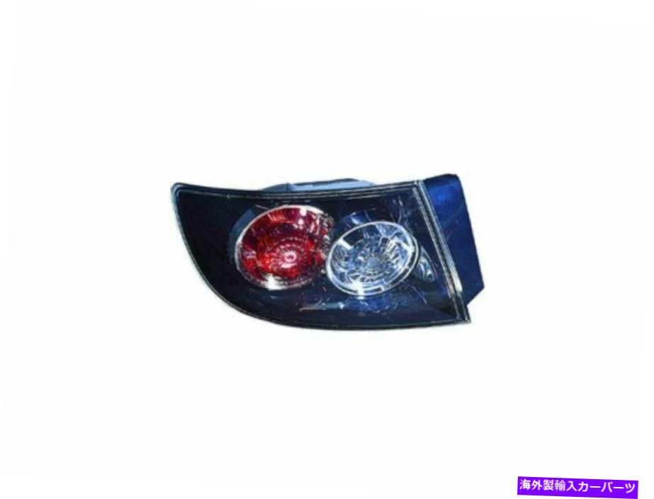 USテールライト 2007-2009マツダ3テールライトアセンブリー - ドライバ側31952RQ 2008 Fits 2007-2009 Mazda 3 Tail Light Assembly Left - Driver Side 31952RQ 2008【並行輸入品】