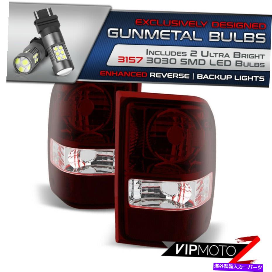 USテールライト 赤い煙のブレーキテールライト^ 01-11フォードレンジャートラック^高出力LEDリバースバルブ Red Smoke Brake Tail Light ^01-11 Ford Ranger Truck^ High Power LED Reverse Bulb【並行輸入品】