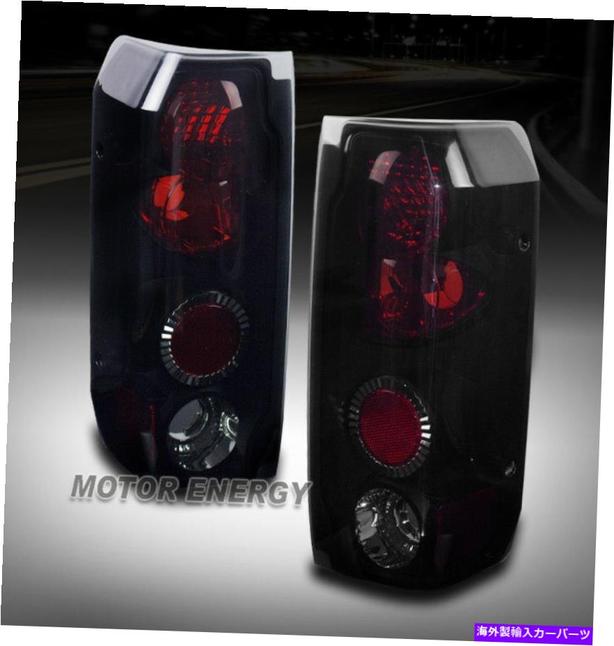 USテールライト 87-96フォードF-150 F-250 F-350/89/89 +ブロンコテールブレーキライトブラック/スモーク左+右 87-96 FORD F-150 F-250 F-350/89+ BRONCO TAIL BRAKE LIGHTS BLACK/SMOKE LEFT+RIGHT【並行輸入品】