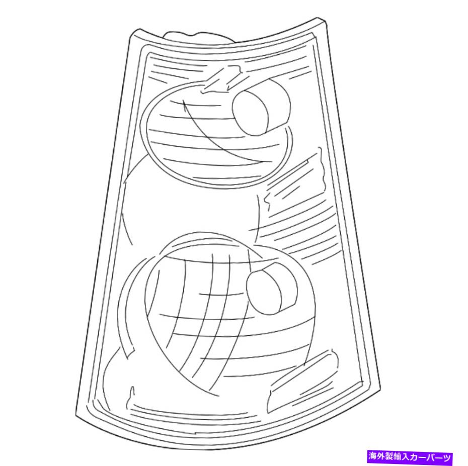 USテールライト 本物のフォードテールランプアセンブリ1L5Z-13404-AA Genuine Ford Tail Lamp Assembly 1L5Z-13404-AA【並行輸入品】