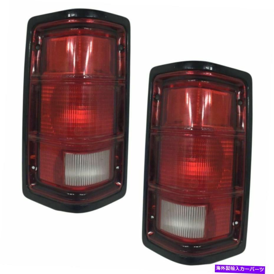 USテールライト 1988年から1996年の淘宝網のペアDodge DakotaブラックトリムCH2801111 55076439 PAIR OF TAILLIGHTS For 1988-1996 Dodge Dakota BLACK TRIM CH2801111 55076439【並行輸入品】