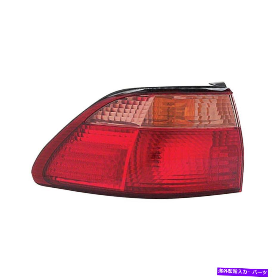 USテールライト ホンダアコード98-00運転側外部交換用テールライトレンズ＆ハウジング For Honda Accord 98-00 Driver Side Outer Replacement Tail Light Lens & Housing【並行輸入品】