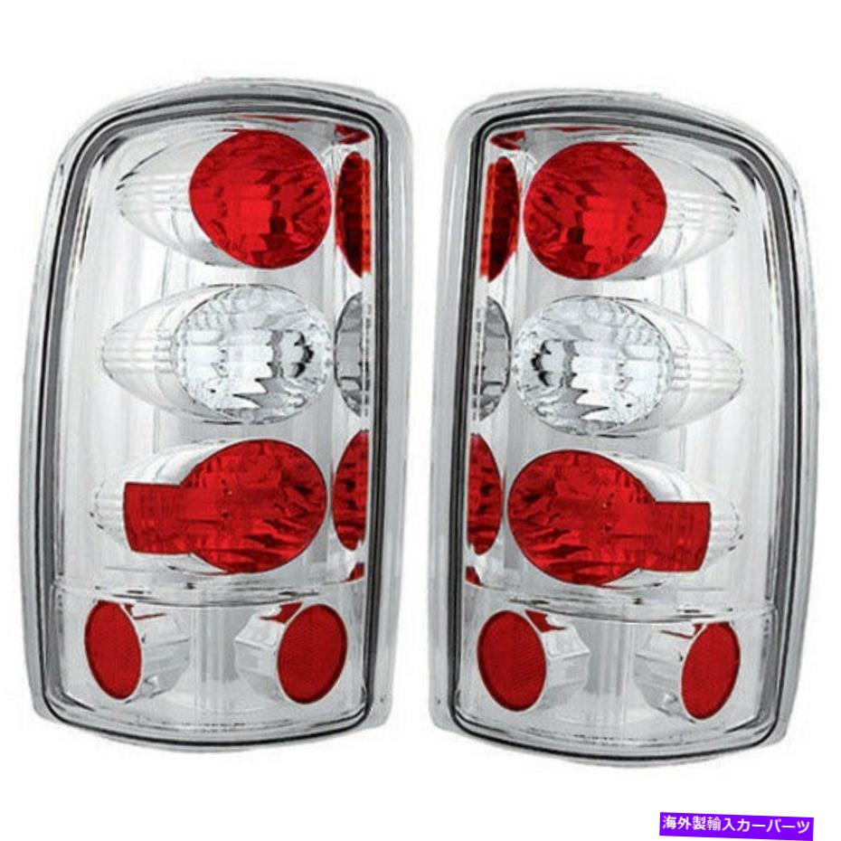 USテールライト 00-06の郊外のTahoe Yukon GM2800143 GM2800170のための新しいクロムテールライトセット New Chrome Tail Light Set For 00-06 Suburban Tahoe Yukon GM2800143 GM2800170【並行輸入品】